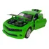 Camaro Carrinho Ferro Miniatura Abre Capô Mala E Porta 13cm Cor Verde
