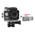 Câmera 4k Sport Wifi Ultra Hd Prova D'água Capacete + 32gb Cor Preta