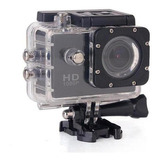 Camera Action Cam Go Sport Pro Hd Prova D'água 1080p Suporte