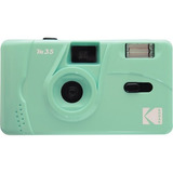 Câmera Analógica Kodak M35 C  Flash Verde Claro