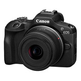 Câmera Canon Eos R100 4k 24.1mp Wi-fi/bluetooth Lente Rf-s 18-45mm
