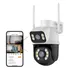 Câmera De Segurança A28b Wi-fi Smart Camera Dupla 3mp Icsee Cor Branco