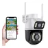 Câmera De Segurança Dupla Wi-fi Ip66 Smart Angulo Duplo