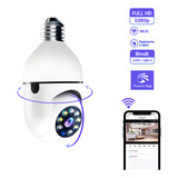 Câmera De Segurança Ex Decor Lâmpada Ip Wifi Com Visão Noturna Interna Externa App Yoosee Espiã 360º