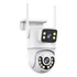 Camera De Seguranca Ip Externa Wifi Ptz 360 Lente Dupla Ip66