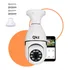 Câmera De Segurança Qkz Kz-818 Lâmpada Ip Wifi Com Visão Noturna Cor Branco