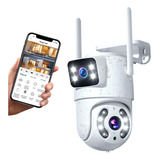 Camera De Segurança Wifi Smart Lente De Monitoramento Duplo