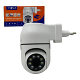 Câmera De Segurança Wifi Smart Tomada Facil Instalação 1080