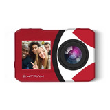 Câmera De Vídeo Xtrax Selfie 4k Ntsc/pal Vermelha