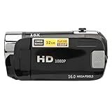Câmera Digital 1080p Filmadora De 16mp Tela Giratória De 2,4 Polegadas Gravador De Zoom 16x Com Luz De Preenchimento Para Fotografia (ailgelyte1397znoq-11)