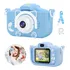Camera Digital Infantil Alça Anti Queda Gatinho Fotos Jogos