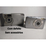 Câmera Digital Nikon Nuvis S Canon Powershot Sd630 - Defeito