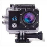 Câmera Esportiva Full Hd 1080p À Prova D'água 30 Metros Compatível Com Acessórios Para Mergulho, Esportes Radicais E Gravações Em Alta Definição