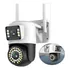 Camera Externa Wifi Dupla Visao Noturna Icsee Cor Branca