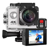 Câmera Filmadora 4k Action Pro Mergulho Capacete Acessórios