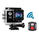 Câmera Filmadora Action Gocam Sport Hd Wi fi Controle S Fi Cor Netro
