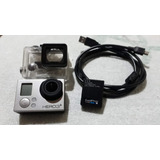 Câmera Filmadora Gopro Hero 3+ Silver Full Hd 1920x1080 Ntsc