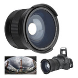 Câmera Fisheye Lens 58mm 0.35x Super Wide Angle Para Slr Dsl