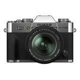 Câmera Fujifilm X-t30 Ii Mirrorless Prata + Lente Xf 18-55mm Cor Cinza/preto