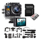 Câmera Go Cam Ultra Pro Full Hd 4k Sport Ação Cartão 32gb