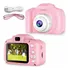 Câmera Infantil Mini Efeitos Fotos Voz Recarregável Cor Rosa