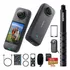 Câmera Insta360 X4 Captura 8k30fps Mais Kit Acessórios