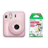 Câmera Instantânea Fujifilm Instax Kit Mini 12 10 Fotos Blossom Pink