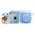 Câmera Instantânea Instax Mini 12 Com 10 Filmes E Bolsa Azul celeste