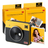 Câmera Instantânea Retrô Kodak Mini Shot 3   68 Folhas