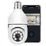 Câmera Ip Lâmpada 8177 Wifi Full Hd 1080p Com Visão Noturna, Yoosee, Bivolt, Detecção De Movimento E áudio Bidirecional