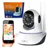 Camera Ip Wifi 3 Antenas Hd Audio Visão Noturna 360º Siga-me App Yoosee Inova Cam-5702