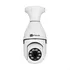 Câmera Lâmpada Epsilon Eps-18 Espiã Giratória Panorâmica Ip Wifi Visão Noturna Cor Branco