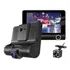 Câmera Ré Frontal Interna Filmadora Automotiva Dashcam 1080p