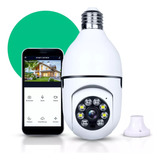 Camera Segurança Lampada Wifi 360 Simples Fácil Instalar Ip Full Hd Visão Noturna Grava