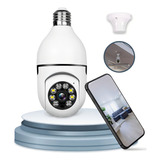 Camera Segurança Lampada Wifi Espia C rastreio Orbitronic Cor Branco