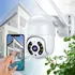 Câmera Segurança Wi-fi 360 Ip Speed Dome A Prova D Agua Ip66 Cor Branco