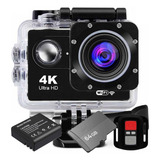 Câmera Sport 4k Action Pro Wifi Hd Memória Bateria Extra