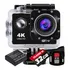 Câmera Sport 4k Controle Prova D'água + Bateria Extra + 32gb Cor Branco