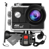 Câmera Sport 4k Wifi Estabilizador Sony 32gb + Bastão Selfie