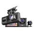 Câmera Veicular Automotiva Carro Hd 1080p Dashcam 3 Lentes