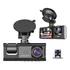 Câmera Veicular Full Hd Dvr 3 Lentes Visor Filmadora Carro