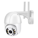 Câmera Wi fi Ip 360 Full Hd Lâmpada Segurança Inteligente Cor Branco