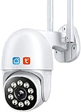 Câmera WiFi Externa  3MP 5X Zoom Mini Câmera IP WiFi Tuya Smart Ai Rastreamento Automático Câmera De Segurança Doméstica Cor Externa IR Câmera CCTV De Visão Noturna