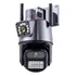 Camera Wifi Segurança Lente Dupla Detecta Movimento Sirene