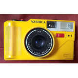 Câmera Yashica Mf-3 Super Amarela Analógica Vintage!