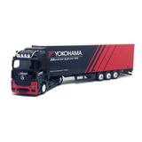 Caminhão Baú Mercedes Benz Actros Yokohama 1:43 Burago