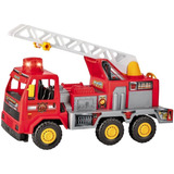 Caminhão Brinquedo Bombeiro Fire C/ Som E Luz - Magic Toys