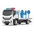 Caminhão De Brinquedo Iveco Tector Guincho Plataforma