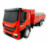 Caminhão Infantil Iveco Tector Delivery Vermelho