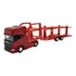 Caminhão Scania V8 R730 Cegonha 1:64 Welly Vermelho